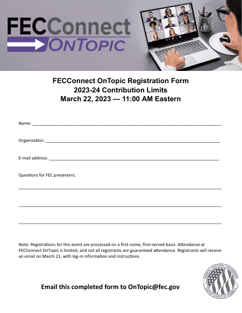 Fecconnect Ontopic Registration Form, 2024