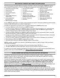 Form CMS-855S Medicare Enrollment Application - Durable Medical Equipment, Prosthetics, Orthotics, and Supplies (Dmepos) Suppliers, Page 3