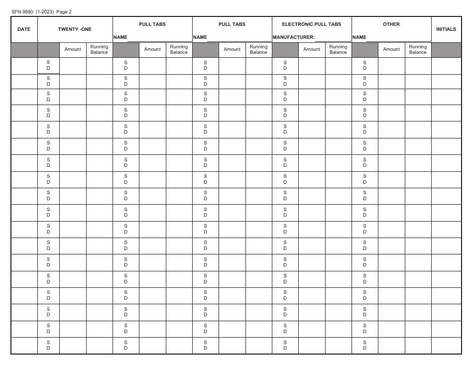 Form SFN9880 I.o.u. - North Dakota, Page 2
