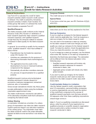 Form 67 (EFO00037) Credit for Idaho Research Activities - Idaho, Page 3