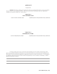 RUS Form 220 Architectural Services Contract, Page 5