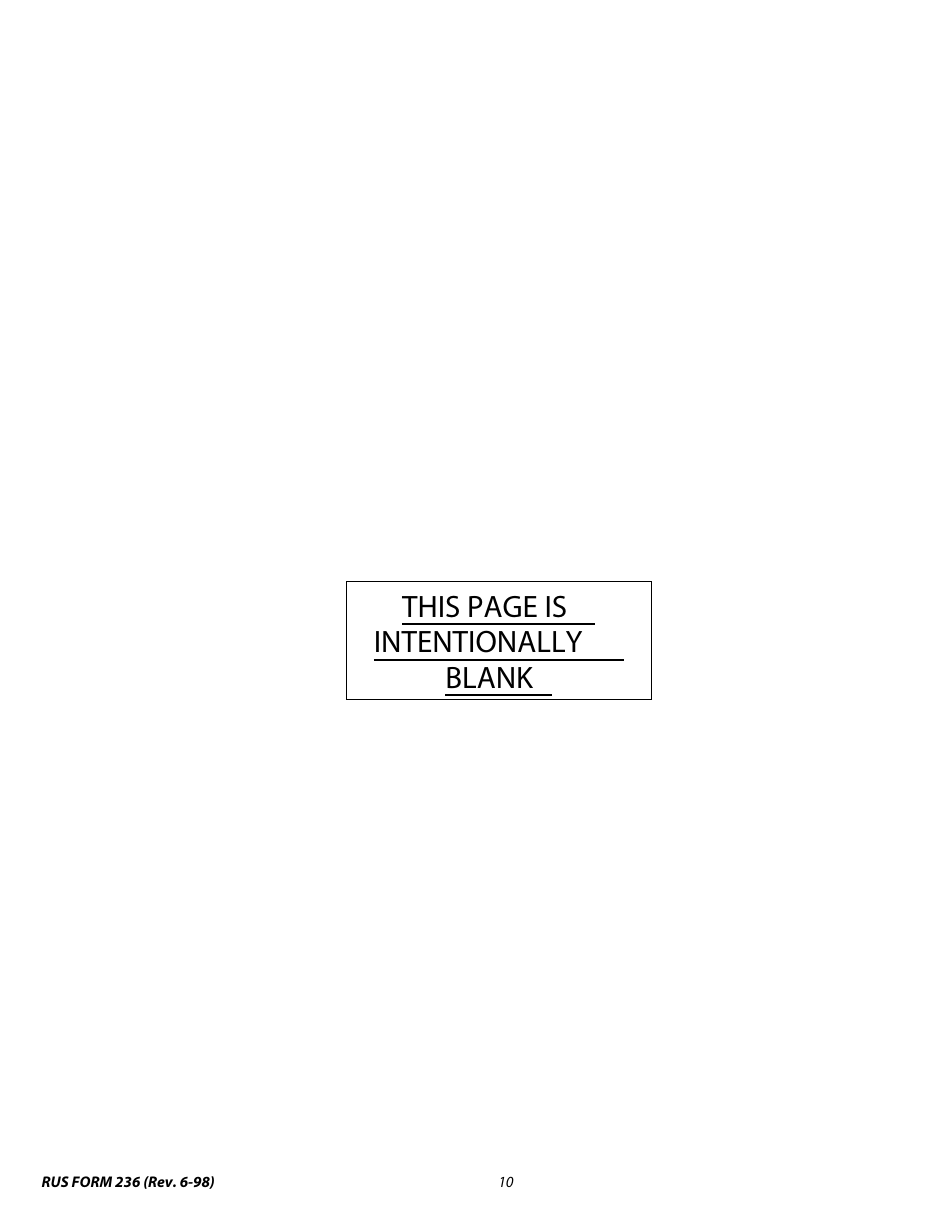 RUS Form 236 Engineering Service Contract Electric System Design and Construction, Page 10