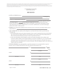 Document preview: RUS Form 307 Bid Bond