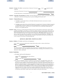 RUS Form 786 Electric System Communications and Control Equipment Contract (Including Installation), Page 5