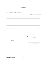 RUS Form 830 Electric System Construction Contract - Project Construction, Page 20