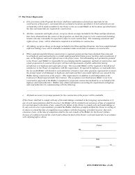 RUS Form 830 Electric System Construction Contract - Project Construction, Page 3
