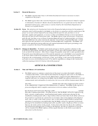 RUS Form 830 Electric System Construction Contract - Project Construction, Page 6