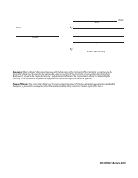 RUS Form 168C Contractor&#039;s Bond (Use Only When Contract Is Less Than $1 Million and Surety Has Accepted a SBA* Guarantee), Page 3