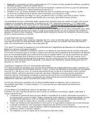 Formulario DSS-CC-950 Solicitud De Asistencia Para Cuidado Infantil - South Dakota (Spanish), Page 10