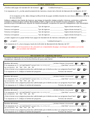 Formulario DSS-CC-950 Solicitud De Asistencia Para Cuidado Infantil - South Dakota (Spanish), Page 6