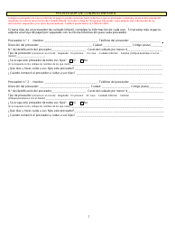 Formulario DSS-CC-950 Solicitud De Asistencia Para Cuidado Infantil - South Dakota (Spanish), Page 7