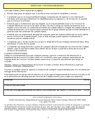 Formulario DSS-CC-950 Solicitud De Asistencia Para Cuidado Infantil - South Dakota (Spanish), Page 8