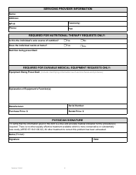 Form PA-101 Durable Medical Equipment Prior Authorization Request Form - South Dakota, Page 2