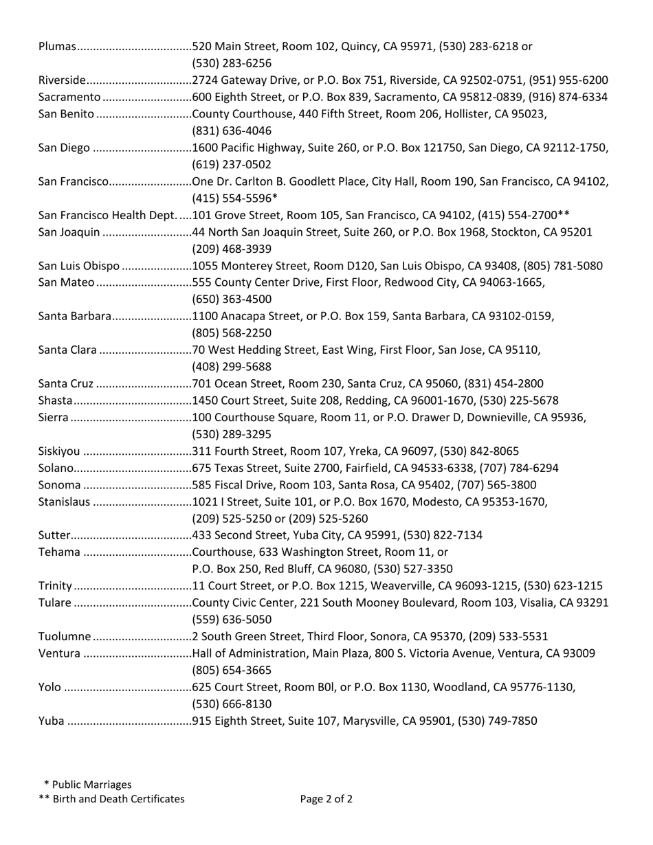 Form VS112 Application for Certified Copy of Death Record - California (English / Spanish), Page 8