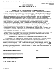 Form VS148 Cdph Program Request for Hcai Data - California, Page 7