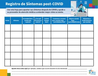 Document preview: Registro De Sintomas Post-covid - California (Spanish)