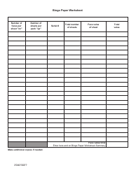 Form FS-92C Class C Bingo Card Refund Request - South Carolina, Page 3