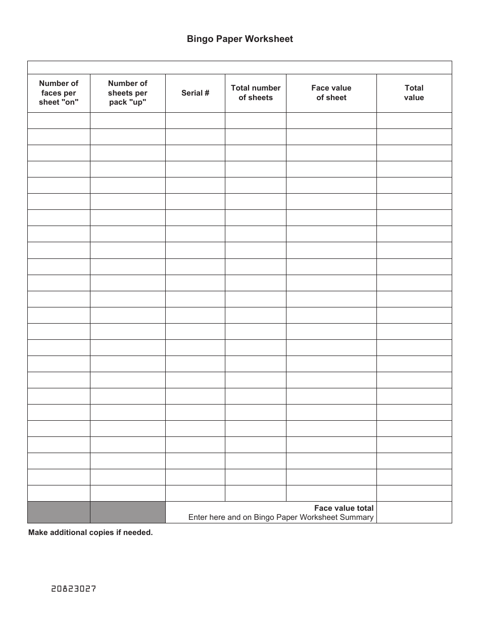 Form FS-92C Class C Bingo Card Refund Request - South Carolina, Page 3