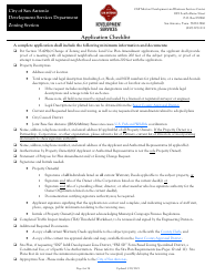 Application for Change of Zoning/Plan Amendment - City of San Antonio, Texas, Page 4