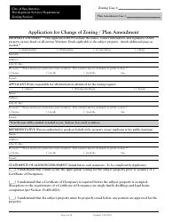 Application for Change of Zoning/Plan Amendment - City of San Antonio, Texas, Page 6