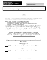 Solicitud Para Cambio De Zonificacion/Enmienda De Plan - City of San Antonio, Texas (Spanish), Page 11