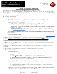 Solicitud Para Cambio De Zonificacion/Enmienda De Plan - City of San Antonio, Texas (Spanish), Page 5