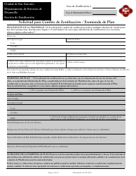 Solicitud Para Cambio De Zonificacion/Enmienda De Plan - City of San Antonio, Texas (Spanish), Page 7