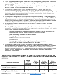 Form CDPH E276 Online Nurse Assistant Training Program Application - California, Page 3