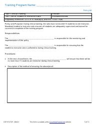 Form CDPH E276P Online Nurse Assistant Training Program Policies and Procedures - California, Page 5