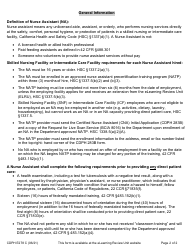 Form CDPH E278 C Facility Declaration of Participation in an Approved Online Training Program - California, Page 2