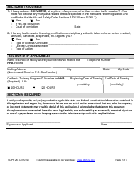 Form CDPH283 D Home Health Aide (Hha) Initial Application - California, Page 2