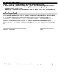 Form CDPH283 C Certified Nurse Assistant (Cna) and/or Home Health Aide (Hha) Renewal Application - California, Page 3