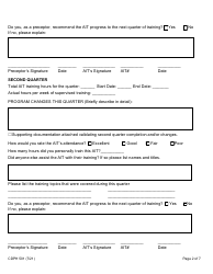 Form CDPH501 Administrator in Training (Ait) Evaluation Report - California, Page 2