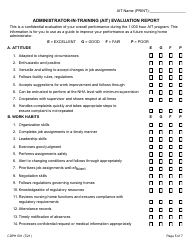 Form CDPH501 Administrator in Training (Ait) Evaluation Report - California, Page 5