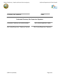 Form CDPH9114 Pharmacy User Training Request - Pre-exposure Prophylaxis Assistance Program - California, Page 2