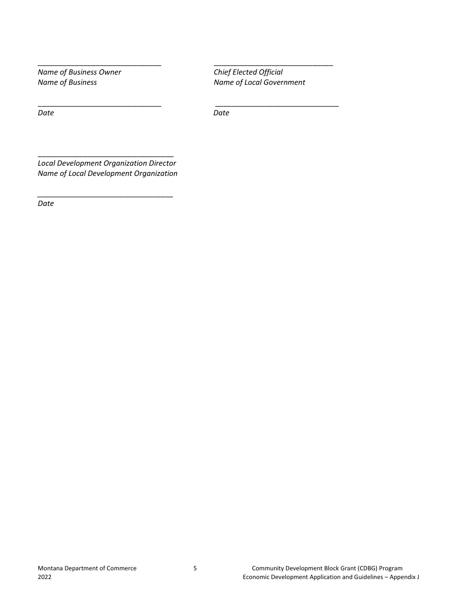 Appendix J Hiring and Training Plan - Community Development Block Grant (Cdbg) Program - Montana, Page 5