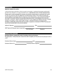Form CDPH8740 Temporary Access Period (Tap) Request Form - Pre-exposure Prophylaxis Assistance Program (Prep-Ap) - California, Page 2
