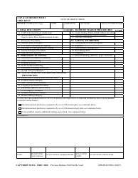 Document preview: CAP Form 70-91U CAP Suas Mission Pilot Checkout
