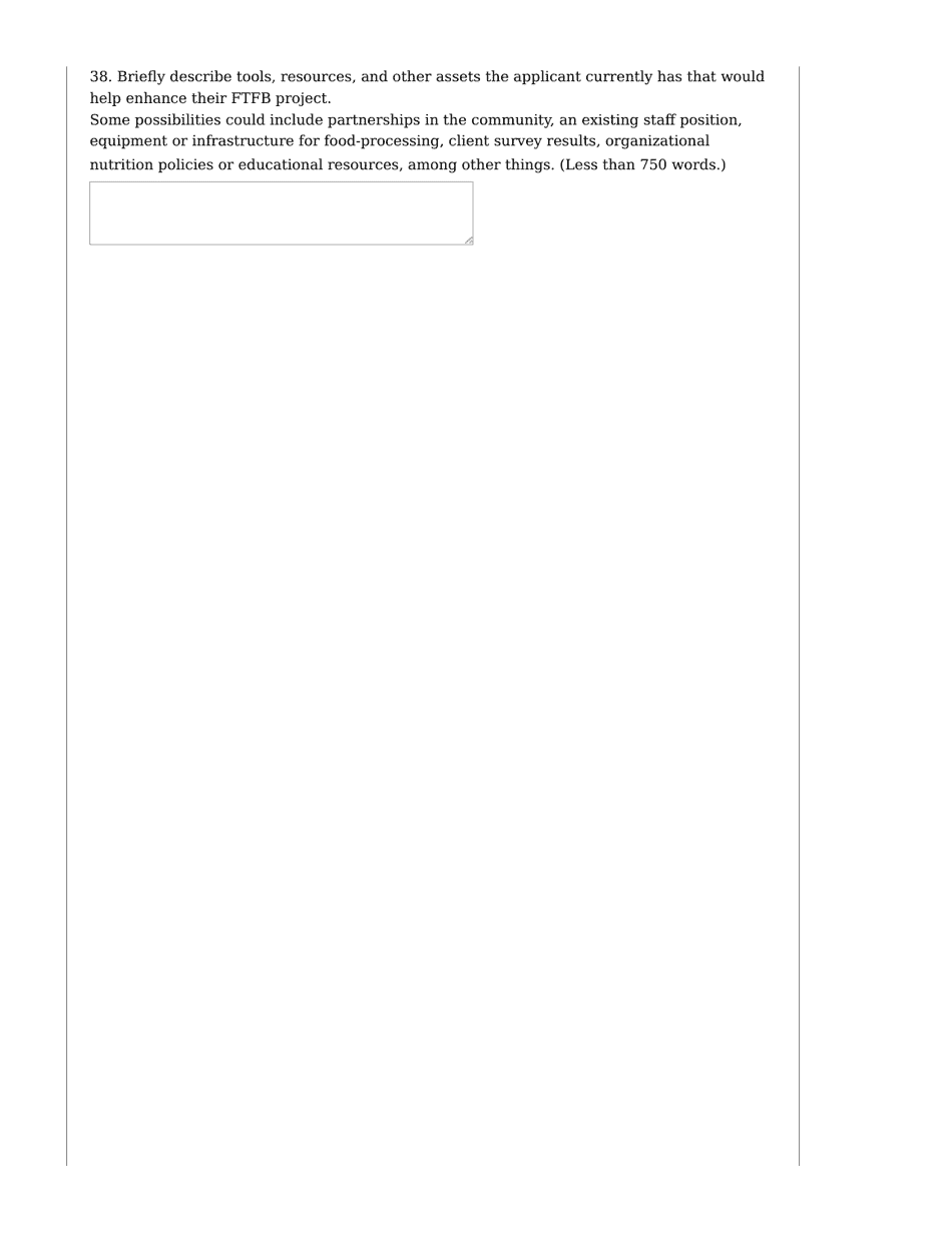 Farm to Food Bank (Ftfb) Grant Application - the Emergency Food Assistance Program (Tefap) - Washington, Page 10