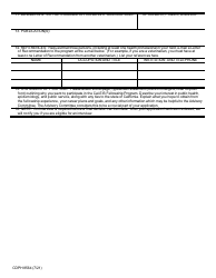 Form CDPH8564 Application for California Epidemiologic Investigation Service (Cal-Eis) Training - California, Page 2