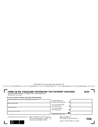 Form 38-ES (SFN28723) Fiduciary Estimated Tax Payment Voucher - North Dakota, Page 4