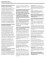 Form SFN28701 Schedule 38-TC Tax Credits - North Dakota, Page 3