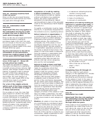 Form SFN28701 Schedule 38-TC Tax Credits - North Dakota, Page 6