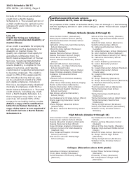 Form SFN28701 Schedule 38-TC Tax Credits - North Dakota, Page 7