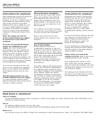 Form NDW-R (SFN28729) Reciprocity Exemption From Withholding for Qualifying Minnesota and Montana Residents Working in North Dakota - North Dakota, Page 2