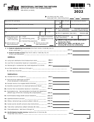 Form ND-1 (SFN28702) Individual Income Tax Return - North Dakota