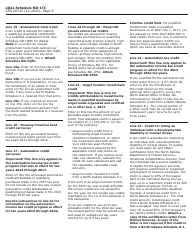 Form SFN28742 Schedule ND-1TC Tax Credits - North Dakota, Page 6