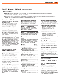 Instructions for Form ND-EZ, SFN28745, ND-1, SFN28702 - North Dakota, Page 13