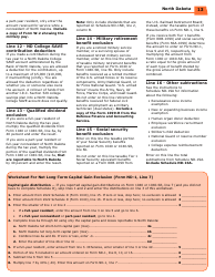 Instructions for Form ND-EZ, SFN28745, ND-1, SFN28702 - North Dakota, Page 15