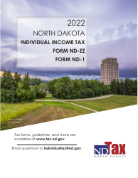 Instructions for Form ND-EZ, SFN28745, ND-1, SFN28702 - North Dakota